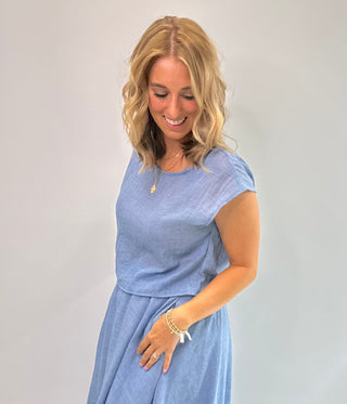Coastal Serenity Top - White Lily Boutique
