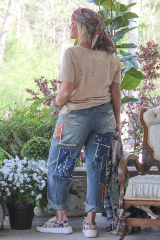 Jaded Gypsy Garden Splatter Jeans