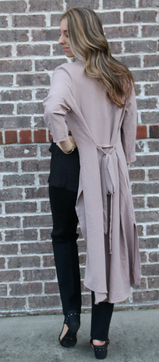 Trendy Trenchcoat - White Lily Boutique