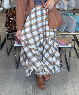 Autumn Allure Skirt - White Lily Boutique