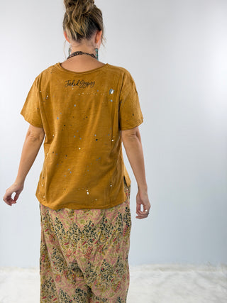 Dirty Hippie Tee, Vintage Mustard | Jaded Gypsy