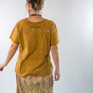 Dirty Hippie Tee, Vintage Mustard | Jaded Gypsy