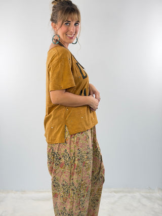 Dirty Hippie Tee, Vintage Mustard | Jaded Gypsy