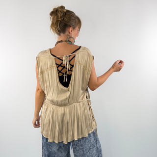 Soft Spoken Top, Oatmeal | Jaded Gypsy