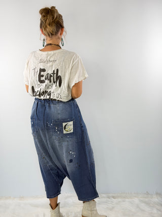 Earthsong Harem Pants, Dark Chambray | Jaded Gypsy