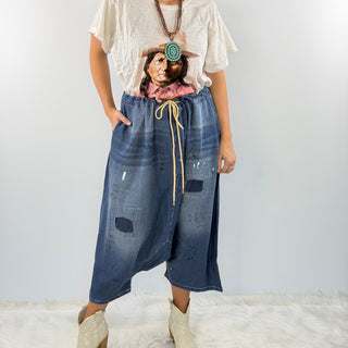 Earthsong Harem Pants, Dark Chambray | Jaded Gypsy