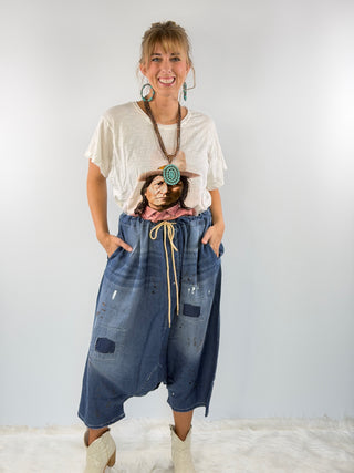 Earthsong Harem Pants, Dark Chambray | Jaded Gypsy
