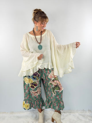 Blooming Grace Top, Parchment | Jaded Gypsy