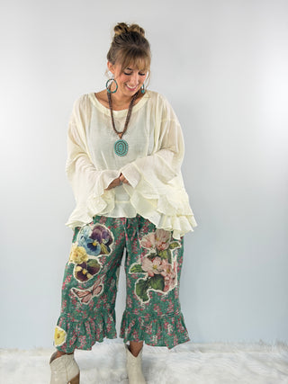 Blooming Grace Top, Parchment | Jaded Gypsy
