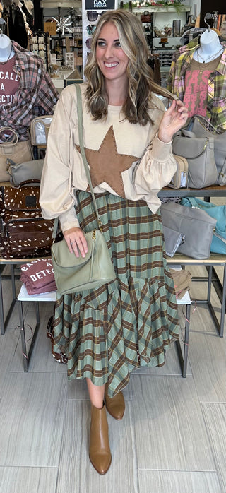 Autumn Allure Skirt - White Lily Boutique