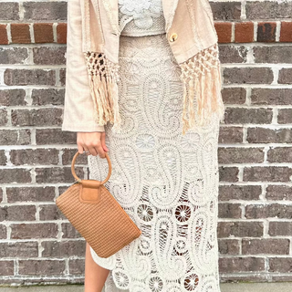 Miss Me Boho Kiss Skirt - White Lily Boutique