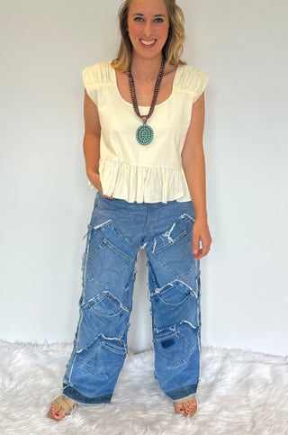 Jaded Gypsy Fine With Me tank with relaxed boho fit, soft lived-in fabric, and versatile sleeveless design for effortless layering