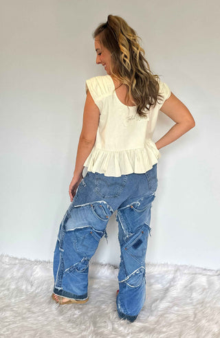 Patched On Up Jeans by Jaded Gypsy
