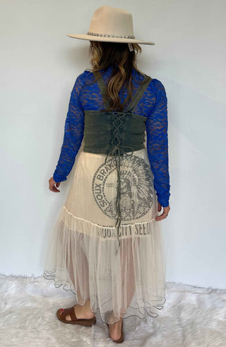 Jaded Gypsy Sioux City "Feeling Frilly" Skirt | Boho Western Tulle Midi