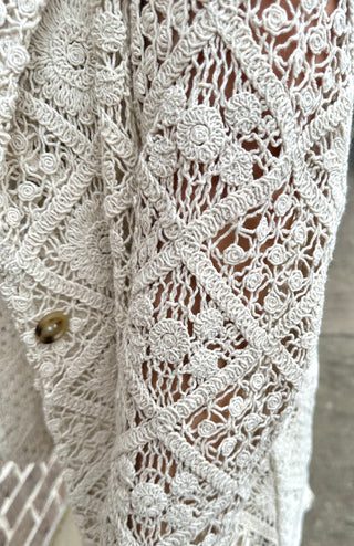 Miss Me Good Ideas Blazer - White Lily Boutique