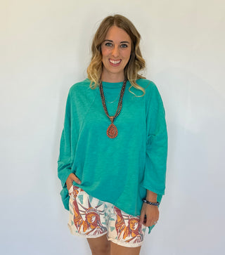 Be Free Top - Turquoise by Jaded Gypsy