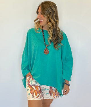 Be Free Top - Turquoise by Jaded Gypsy