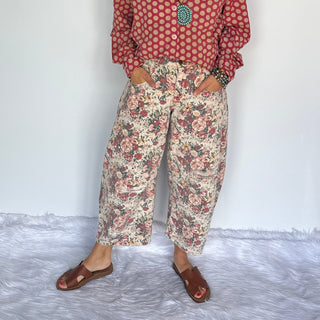 Barrel of Dreams Jeans - Rose Garden - Jaded Gypsy