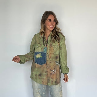 Jaded Gypsy Wander In Peace Artisan Cotton Top – Made in USA