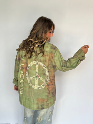 Jaded Gypsy Wander In Peace Artisan Cotton Top – Made in USA