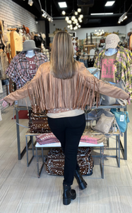 Suede for Days Fringe Jacket