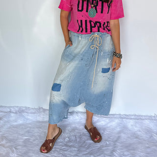 Earth song Harem Pants - Chambray