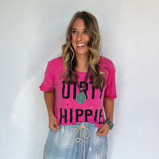 Dirty Hippie Tee-Vintage Dragonfruit - Jaded Gypsy