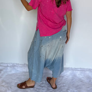 Earth song Harem Pants - Chambray