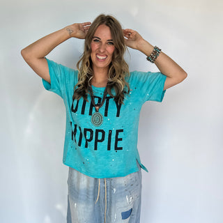 Jaded Gypsy: The Artisan ‘Dirty Hippie’ Tee in Vintage Island Berry