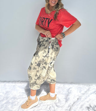 Petal Whispers Bloomers in Parchment | Designer Artisan Cotton by Jaded Gypsy