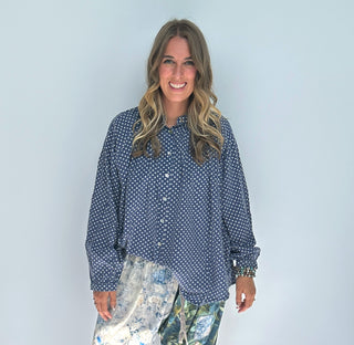 Jaded Gypsy 'Sweet Nothings' Artisan Cotton Shirt