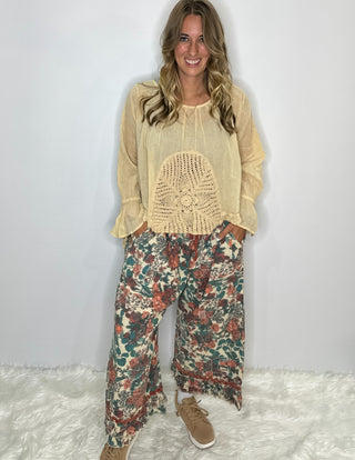 Woodland Breeze Garden Romance Bloomers | Designer Cotton Culottes by Jaded Gypsy