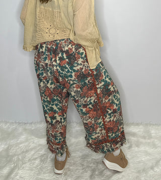 Woodland Breeze Garden Romance Bloomers | Designer Cotton Culottes by Jaded Gypsy