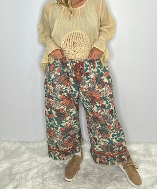 Woodland Breeze Garden Romance Bloomers | Designer Cotton Culottes by Jaded Gypsy