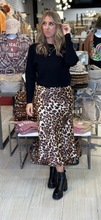 Leopard Midi Pencil Skirt