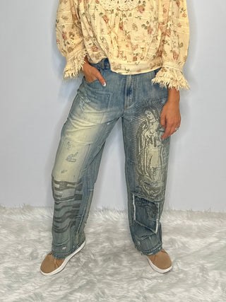 Peace and Love Jeans - Faith by Jaded Gypsy