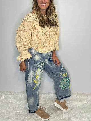 Wildbloom Artisan Barrel Denim | Jaded Gypsy Edition