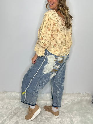 Wildbloom Artisan Barrel Denim | Jaded Gypsy Edition