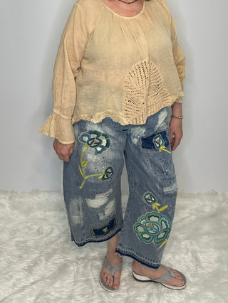 Wildbloom Artisan Barrel Denim | Jaded Gypsy Edition