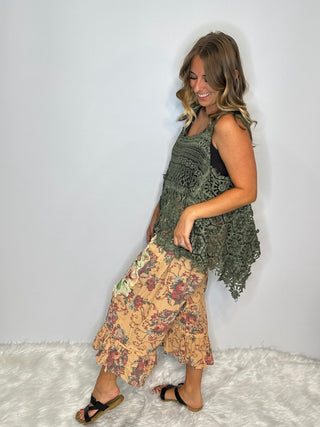 Jaded Gypsy Victorian Dreams Bloomers in Floral with Butterflies