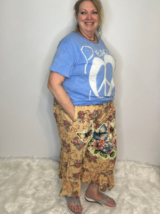 Jaded Gypsy Victorian Dreams Bloomers in Floral with Butterflies