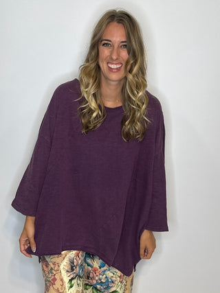 Be Free Top - Vintage Eggplant: Jaded Gypsy