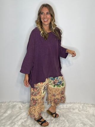Be Free Top - Vintage Eggplant: Jaded Gypsy