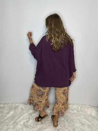 Be Free Top - Vintage Eggplant: Jaded Gypsy