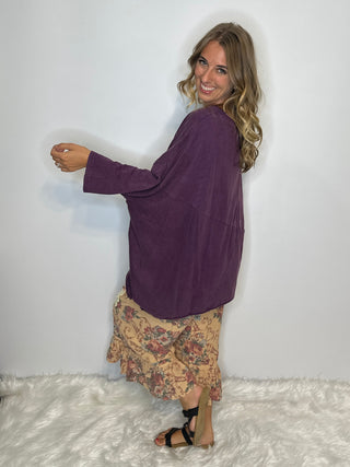 Be Free Top - Vintage Eggplant: Jaded Gypsy