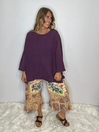 Be Free Top - Vintage Eggplant: Jaded Gypsy