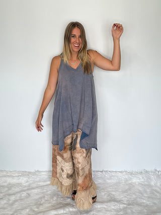 Jaded Gypsy Beyond the Moon Designer Cotton Tunic – Vintage Navy