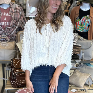 Frosted Fern Blouse - White Lily Boutique