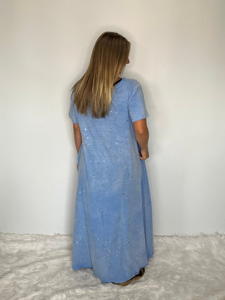Jaded Gypsy Dirty Hippie Dress - Blessful Blue