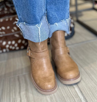 Pick of the Patch Bootie - White Lily Boutique